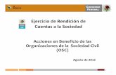 Ejercicio de Rendición de Cuentas a la Sociedadinca.gob.mx/webfiles/erc_inca_2.pdf · 4 Objetivo del Ejercicio de Rendición de Cuentas del INCA Rural Rendir cuentas a los actores