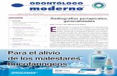 Contenido Radiografias periapicales, generalidadespercano.mx/blog-percano/wp-content/uploads/2018/06/om-junio-18-web.pdf · tología, sobre todo en todas sus especialidades: ortodoncia,