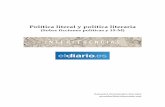 Política literal y política literaria - eldiario.es · Política literal y política literaria (Sobre ficciones políticas y 15-M) Amador Fernández-Savater amador@sindominio.net