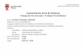 Llamamiento Acto de Defensa - ingenierias.unileon.esingenierias.unileon.es/wp-content/uploads/2018/09/... · Industrial, Informática y Aeroespacial Llamamiento Acto de Defensa Trabajo