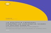 LA POLÍTICA CRIMINAL CONTRA LA VIOLENCIA SOBRE LA … · las actividades de la Ponencia para el estudio de la erradicación de la violencia doméstica, el número de sesiones al