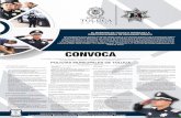 CONVOCA - Academia de Policía de Toluca · de México (el formato será proporcionado por la Dirección de Desarrollo Policial el día que se entregue la documen-tación). Dicha