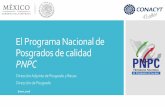 El Programa Nacional de Posgrados de calidad PNPC · Adaptar y actualizar la auto-evaluación y los instrumentos de evaluación a los ... Apegarse a la estrategia nacional digital