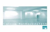 Galería Balmaceda1215 - Balmaceda Arte Joven · obras y del significado final de cada exposición, generando una opción lúcida ante la colectivización del espacio. En todas las