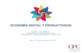 ECONOMÍA DIGITAL Y PRODUCTIVIDAD - AméricaEconomía · Economía Digital y Productividad En el anterior escenario, tener un diagnóstico de la Productividad en Chile resulta clave