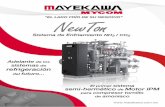Mayekawa de México - El primer sistema en el …El primer sistema en el mundo semi-hermético de motor IPM para compresor tornillo de amoníaco. NewTon Sistema de Enfriamiento NH3/CO2