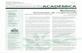 COOPERAClóNACADÉMICA · 2018-05-10 · la Ciudad de México, la Comisión Nacional de Fomento a la Vivienda y la UIA. Dr. Roderic Ai Camp • Departamento de Historia • Uno de