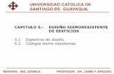 UNIVERSIDAD CATOLICA DE SANTIAGO DE GUAYAQUILCONFORME NORMA ASCE 7-10. EJEMPLO DE CLASIFICACION DE SUELO CONFORME NORMA ASCE 7-10 ESTRATIGRAFIA MATERIA: ING. SISMICA PROFESOR: DR.