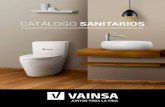 CATÁLOGO SANITARIOS - VAINSA · 2018-06-11 · para tanque elevado COD: SV301100 Estructura para instalación de inodoro con botonera dual cromada. Incluye pernos de fijación, tubo