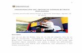 INAUGURACIÓN DEL PROYECTO HIDROELÉCTRICO SOPLADORA · 2017-05-23 · EL VIEJO ECUADOR DE LOS APAGONES Sopladora es parte del Complejo Hidroeléctrico Paute Integral, concebido hace
