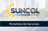 Portafolio De Servicios - ConnectAmericas · Realizamos servicios de monitoreo remoto de sistemas solares fotovoltaicos donde el cliente puede conocer el estado de su activo a través