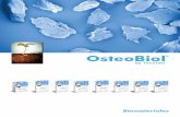 Biomateriales · OsteoBiol® es la familia de biomateriales producidos por Tecnoss® para cirugías dentales y maxilofaciales. En cada gránulo de OsteoBiol®, además de su fase