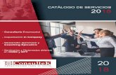 CATÁLOGO DE SERVICIOS 2018€¦ · Somos una empresa líder en consultoría en México desde el Diagnóstico Empresarial ... orden y limpieza. COMERCIO EXTERIOR Cumple correctamente