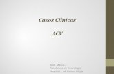 Casos Clínicos ACV - Neurologia Ramos Mejia · 2016-02-01 · • Muerte antes de los 20 años por falla cardiaca o respiratoria. • El ACV es una complicación relativamente rara.