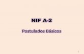 NIF A-2 Postulados Básicos - WordPress.comNIF A-2 Postulados Básicos 1 •Definir los postulados básicos del sistema de información contable. •Es aplicable a todas las entidades