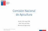 Comisión Nacional de Apicultura - Odepa€¦ · Comisión Nacional de Apicultura La Comisión, establecida por Decreto Ministerial N°54 de 2013, tiene un carácter asesor y su fin