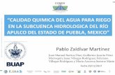 “ALIDAD QUIMIA DEL AGUA PARA RIEGO - COMEIIcomeii.com/comeii2017/assets/documentos/ponencias/presentacion… · estado de Veracruz comunidad del Chacal a 97° 27´´ longitud, 20°
