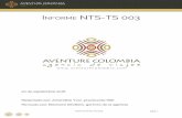 INFORME NTS-TS 003 - Aventure Colombiaaventurecolombia.com/sites/default/files/nuestra_agencia/... · 2017-01-28 · tema del cumplimiento de la legislación vigente, y especialmente
