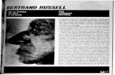 BERTRAND RUSSELL - Revista de la Universidad de México€¦ · Russell, para entonces ya prestigiado filósofo, se vio sumido ... tocado ser uno de aquellos que por miedo o nerviosismo