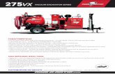 275VX VACUUM EXCAVATOR SERIES - ucsmexico.com · 2019-01-18 · » Agujeros — cava con seguridad agujeros de inspección para localizar redes de servicio en perforación direccional.