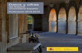 Datos y cifras...Introducción El informe Datos y Cifras del Sistema Universitario Español es una publicación de síntesis que presenta los datos más relevantes del ámbito universitario