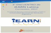 3° ENCUENTRO de iEARN Latinafundacionevolucion.org.ar/sitio/wp-content/uploads/2017/... · 2017-09-01 · Un encuentro de iEARN Latina es un espacio que congrega a educadores de