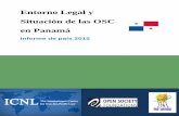 Entorno Legal y Situación de las OSC en Panamádev01.icnl.org/programs/lac/PDF/PANAMA/INFORME... · las organizaciones de la sociedad civil (OSC) en Panamá y la opinión que tienen