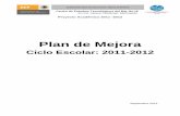Plan de Mejora - sistemadeevaluacion.sems.gob.mx...creación y funcionamiento del Comité Directivo del Sistema Nacional de Bachillerato. Acuerdo 486 (DOF del 30-04-2009) por el que