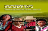 PUEBLOS INDÍGENAS DEL PERÚ: BALANCE 2014 · 2015-03-27 · autodeterminación de los habitantes ancestrales del país. El presente informe, Pueblos indígenas del Perú: Balance