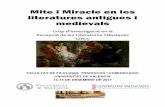 Mite i Miracle en les literatures antigues i medievalsgirlc.blogs.uv.es/files/2019/01/Mite-i-miracle-dossier.pdfLes presents jornades, amb el títol de “Mite i miracle a les literatures