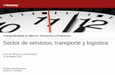 Competitividad en México: Procesos y Productos...Ricardo Haneine Haua Socio A.T. Kearney 20 de febrero 2013 Ciclo de talleres de competitividad Sector de servicios, transporte y logística