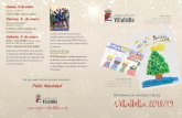 2 PROGRAMA DE NAVIDAD 2018 - Ayuntamiento de Villalbilla · 2018-12-12 · y roscón con la colaboración de la Asociación de mujeres de Los Hueros. Nos tememos que nos visitará