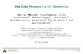 Big Data Processing for Genomics · 2016-12-04 · Altti Ilari Maarala - Big Data Processing for Genomics 27.11-2016 3/20 Repealing Moore’s law I The number of transistors in a