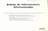 Boletín de Informaciones Internacionales · 2016-08-05 · Boletín de Informaciones Internacionales i DISCUSIÓN SOBRE LA RADICALIZACION MUNDIAL DE LA JUVENTUD (1968-1971) >^ LA