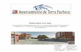 PROYECTO DE - Ayuntamiento de Torre-Pacheco · 1.2.3 ANEXO 3 Levantamiento topográfico 1.2.4 ANEXO 4 Cumplimiento de Accesibilidad ... Placido Domingo y la C/ San Cayetano. Es un