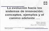 La evolución hacia los sistemas de innovación: conceptos, … · La evolución hacia los sistemas de innovación: conceptos, ejemplosy el camino adelante …. Willem Janssen Banco