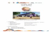 FÚTBOL SALA v18112017 - XVIII Juegos Bolivarianos · 2017-11-18 · FUTBOL SALA DOMINGO 19 DE NOVIEMBRE 08:00 A.M.- Reunión Arbitros - Hotel La Riviera - El Rodadero 09:00 A.M.-