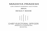 2014 RESULT BOOK - CEO Madhya Pradesh...26 Indore 28 27 Khargone (ST) 29 28 Khandwa 30 29 Betul (ST) 31 I II MADHYA PRADESH LOK SABHA GENERAL ELECTIONS 2014 ELECTION PROGRAMME PHASE