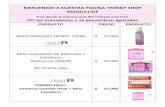 MAQUILLAJE BIENVENIDO A NUESTRA PAGINA TRENDY SHOP · 2019-10-02 · PRODUCTO PRECIO PRODUCTO JABON BROCHAS TRENDY 120ML $ 15.000 MINI LAVADORA DE BROCHAS Y ESPONJAS Referencia YB2018