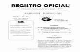 Año III - Nº 387gis.uazuay.edu.ec/ierse/links_doc_contaminantes/REGISTRO...Que, mediante Acuerdo Ministerial No. 052 de 06 de abril de 2011, publicado en el Registro Oficial No.