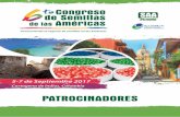Sponsors2017 patrocinadores 28-07-2017 ESP · el agrado de invitarlo al 6to. Congreso de Semillas de las Américas. 5-7 de Septiembre 2017 Cartagena de Indias, Colombia Promoviendo