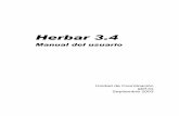 Herbar 3 - AHIM · 2 Introducción HERBAR es una aplicación informática para informatizar y gestionar colecciones botánicas. Es la aplicación estándar de la AHIM (Asociación