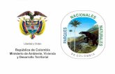 PARQUES NACIONALES NATURALES DE COLOMBIA · 2008-10-02 · PARQUES NACIONALES NATURALES DE COLOMBIA Antecedentes ¿Qué es el SINAP? Conjunto de áreas protegidas (de carácter publico,