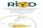 VIª Edición de identificación de proyectos de orientación ... · La RIOD nace en 1998 a iniciativa de la Delegación del Gobierno de España para el Plan Nacional sobre Drogas
