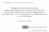 Programa Interamericano para la Promoción y Protección de los Derechos Humanos de ...sedi.oas.org/ddse/documentos/mide/MemoriaSessionAnual... · 2009-11-27 · Programa Interamericano