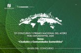 Tema: “Ciudades y Comunidades Sostenibles”...3 Colegio de Arquitectos de la CDMX (CAM-SAM) Urbanista/Paisajista 4 Colegio de Ingenieros Civiles de México (CICM) Ingeniero/Arquitecto