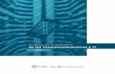 Análisis de la Industria de las Telecomunicaciones y TI · 2020-02-12 · Según las cifras actualizadas al tercer trimestre de 2018, el sector de las telecomunicaciones y tecnologías