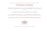 REAL ACADÈMIA DE CULTURA VALENCIANA · 2017-01-17 · real acadÈmia de cultura valenciana de mislata a valÉncia, un passeig evocador discurs llegit el dia 1 de decembre de 2011