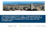 FINANCIAMIENTO DEL TRANSPORTE Y EL DESARROLLO … · Financiamiento del transporte y el perspectiva baja en carbono (1ra edición). Ciudad de México, México. ... sobre todo en las