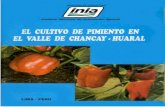 El cultivo de pimiento en el valle de Chancay - Huaralrepositorio.inia.gob.pe/bitstream/inia/919/1/Folleto - El...El cultivo de pimiento en el valle de Chancay - Huaral 5 Necesita